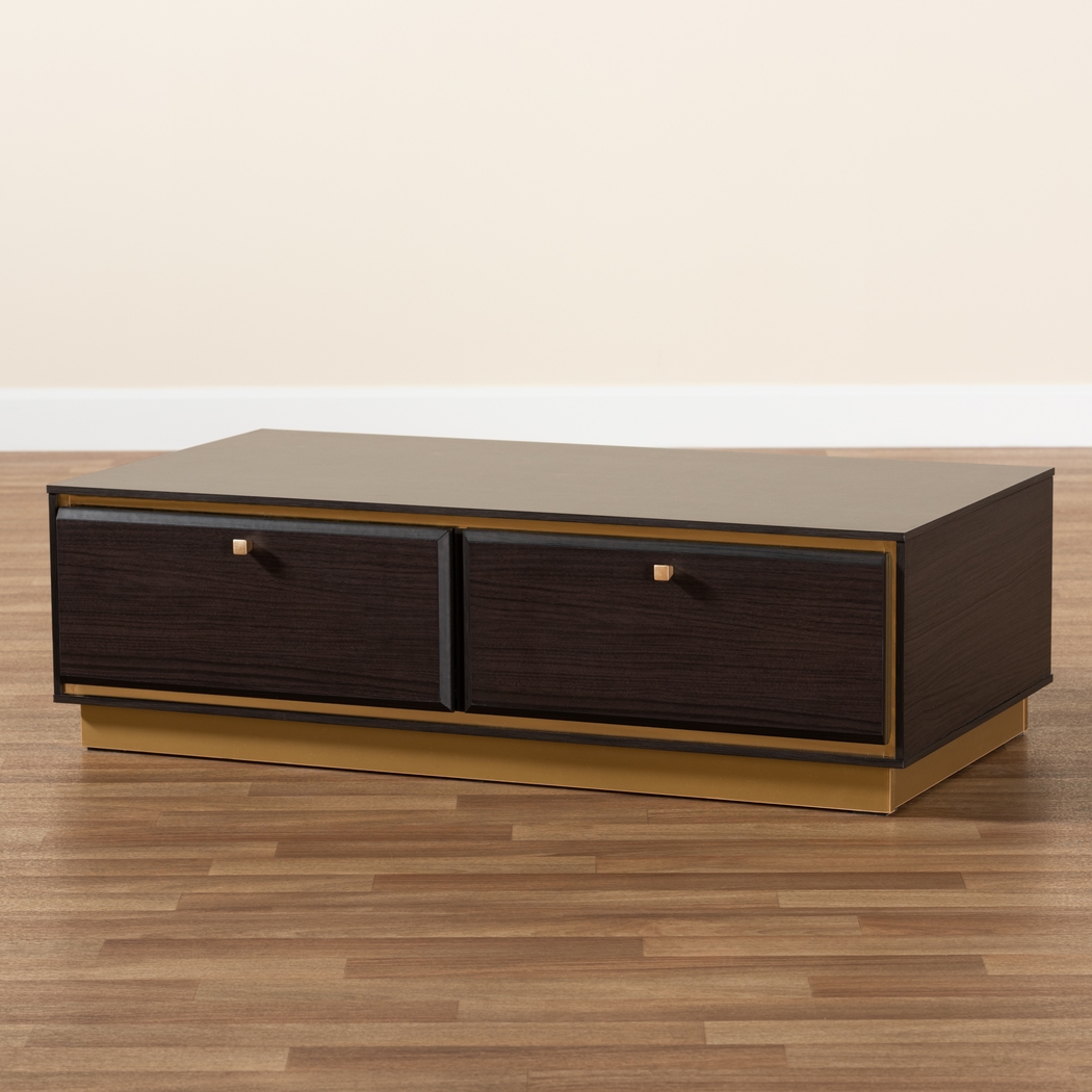 Aralena Dark Brown Cocktail Table - Thumbnail - Image 8