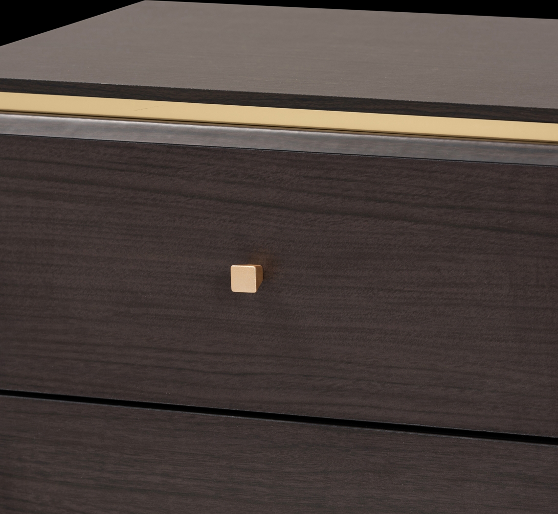 Aralena Dark Brown Nightstand - Thumbnail - Image 6