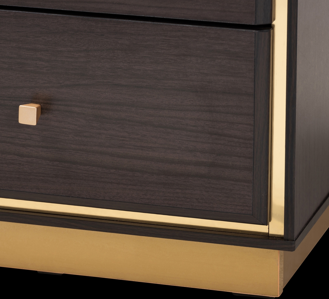 Aralena Dark Brown Nightstand - Thumbnail - Image 7