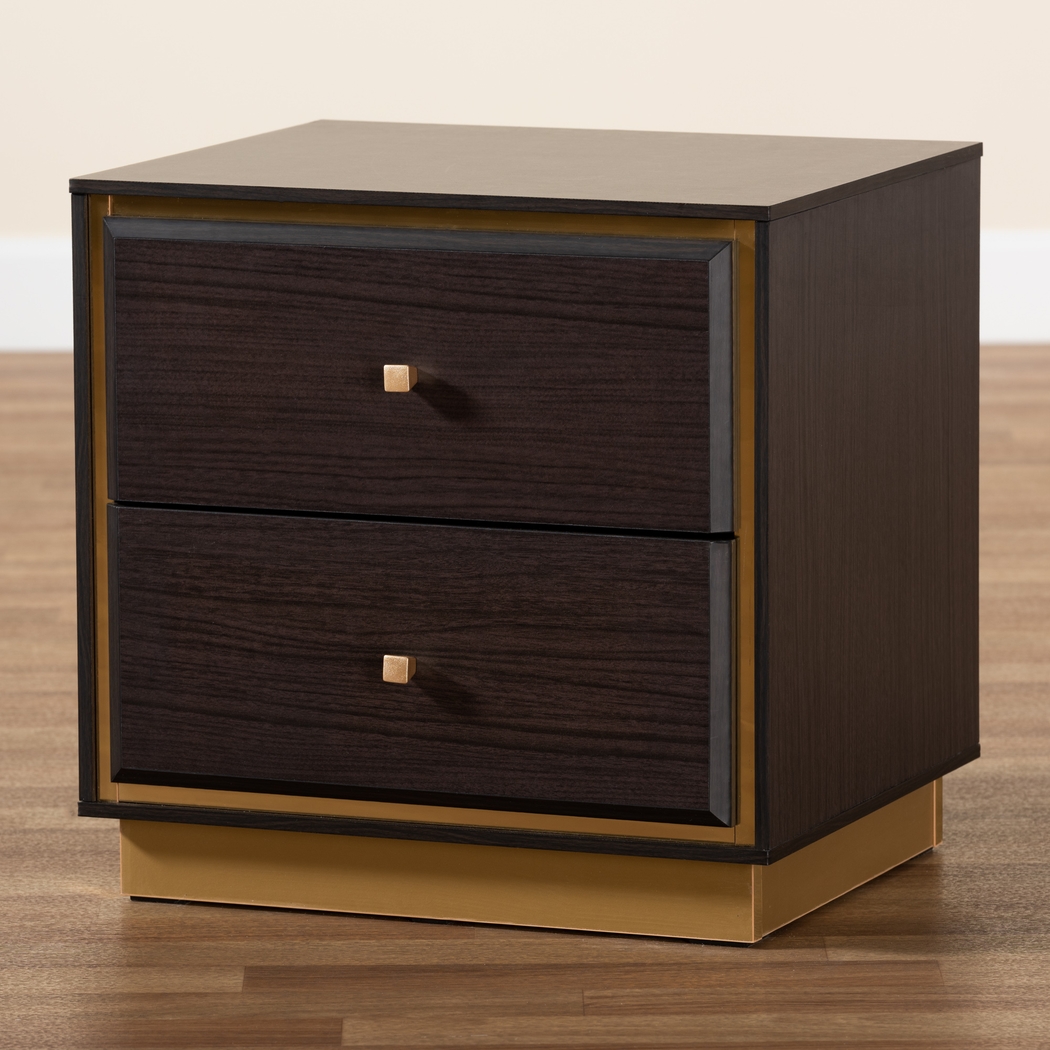 Aralena Dark Brown Nightstand - Thumbnail - Image 9