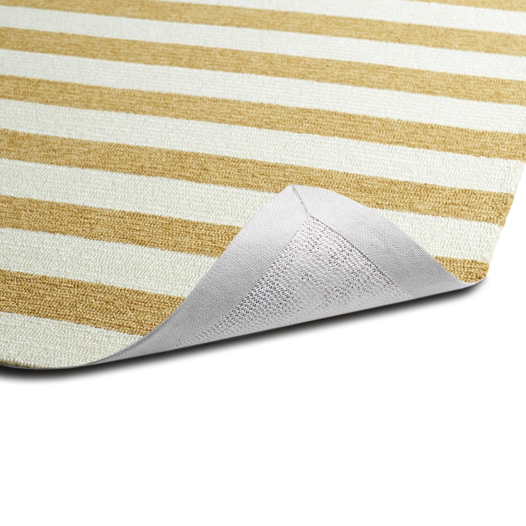 Araminta Gold 4' x 6' Indoor/Outdoor Rug - Thumbnail - Image 2