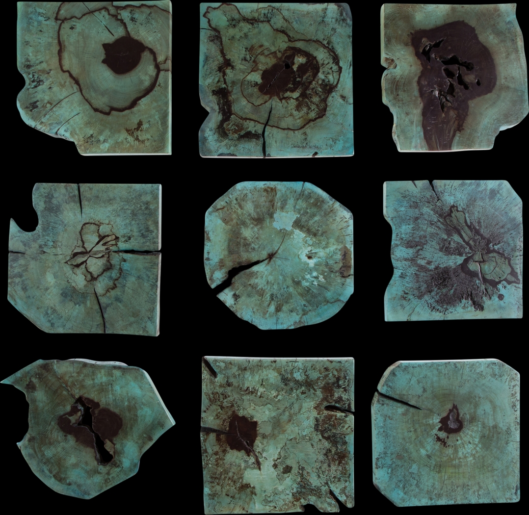 Aramis Blue Wall Decor - Thumbnail - Image 1