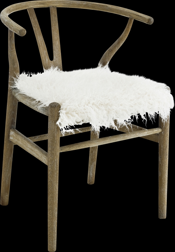 Aramon White Accent Chair - Thumbnail - Image 1