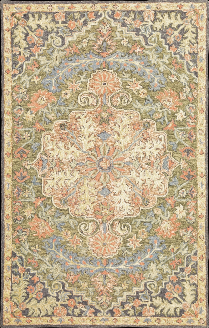 Aramys Blue 5' x 8' Rug - Thumbnail - Image 1