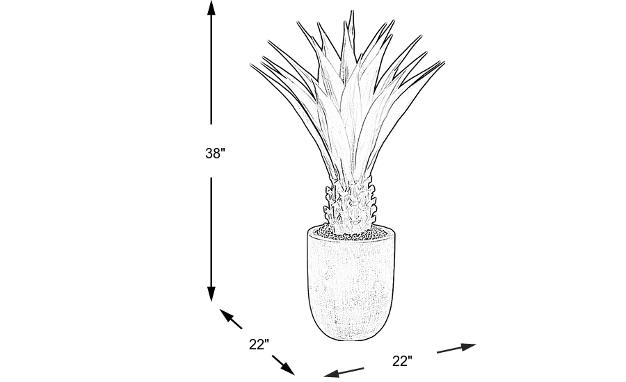 Dimension Image. Please refer to the Dimension Tab on this page for dimension details.