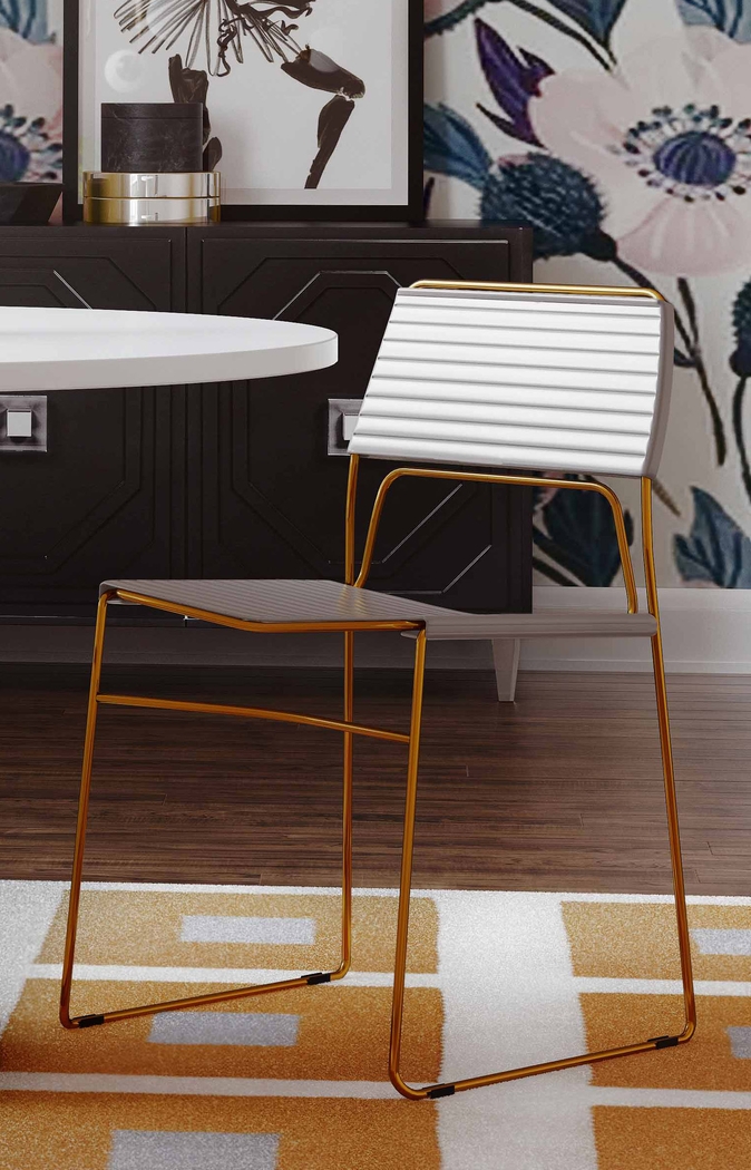 Arapho Gray Dining Chair, Set of 2 - Thumbnail - Image 8