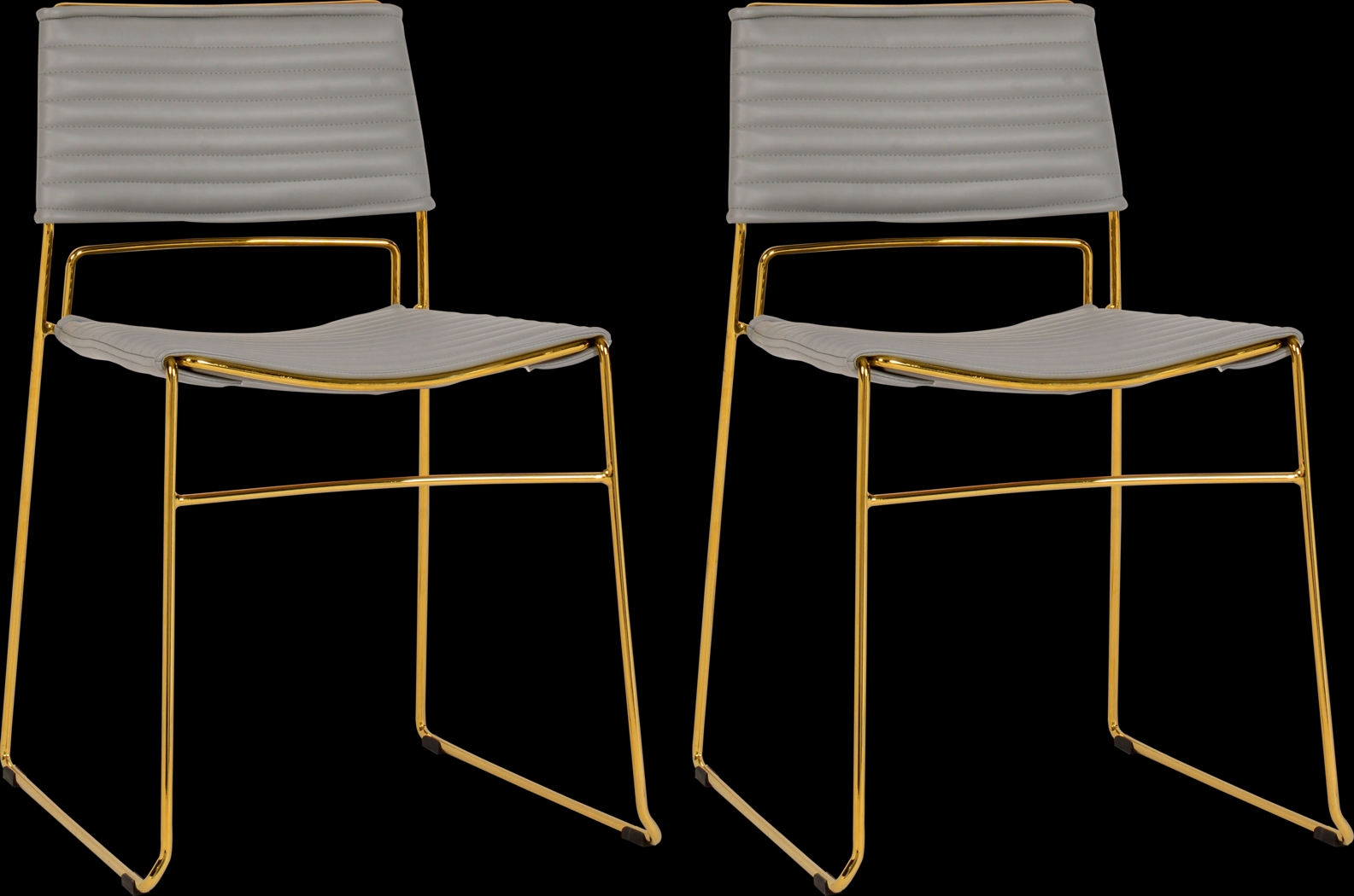 Arapho Gray Dining Chair, Set of 2 - Thumbnail - Image 1