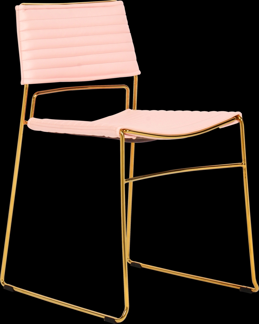 Arapho Pink Dining Chair, Set of 2 - Thumbnail - Image 2