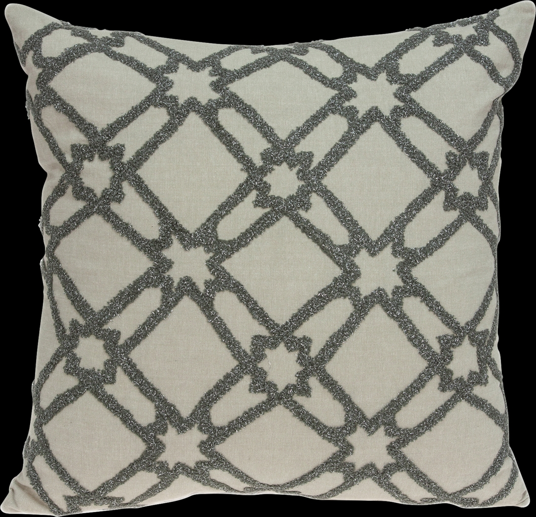 Arasan Beige Accent Pillow - Thumbnail - Image 1