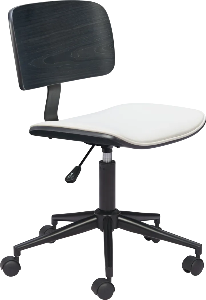 Arash White Office Chair - Thumbnail - Image 1