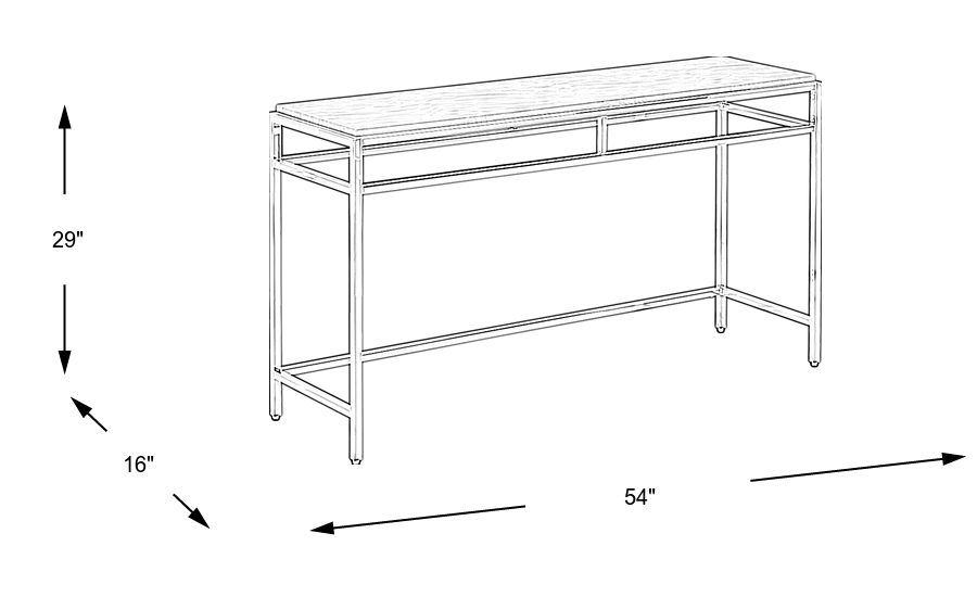 Dimension Image. Please refer to the Dimension Tab on this page for dimension details.