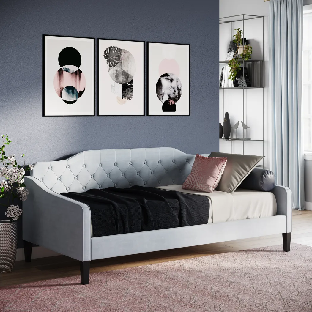 Arbellan Light Gray Twin Daybed - Thumbnail - Image 7