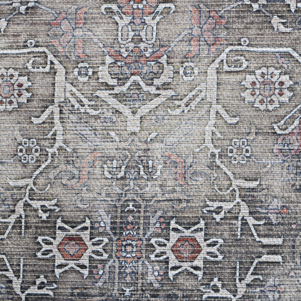Arbelle Gray 5'3 x 7'6 Machine Washable Rug - Thumbnail - Image 7
