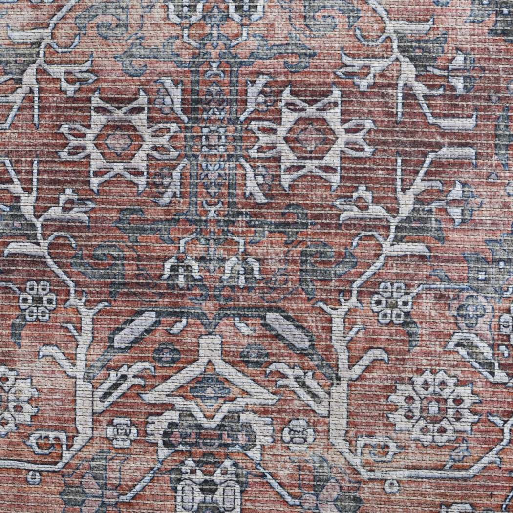 Arbelle Red 2'7 x 10' Machine Washable Rug - Thumbnail - Image 8