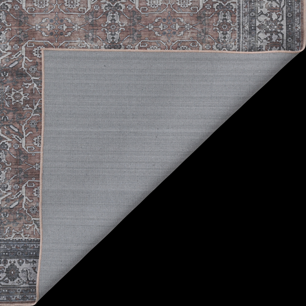 Arbelle Red 7'10 x 9'9 Machine Washable Rug - Thumbnail - Image 6