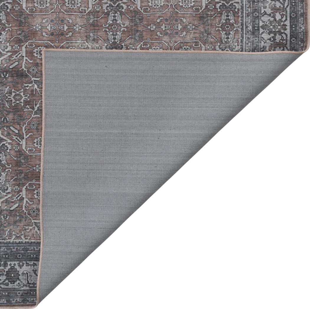 Arbelle Red 9'2 x 11'9 Machine Washable Rug - Thumbnail - Image 6