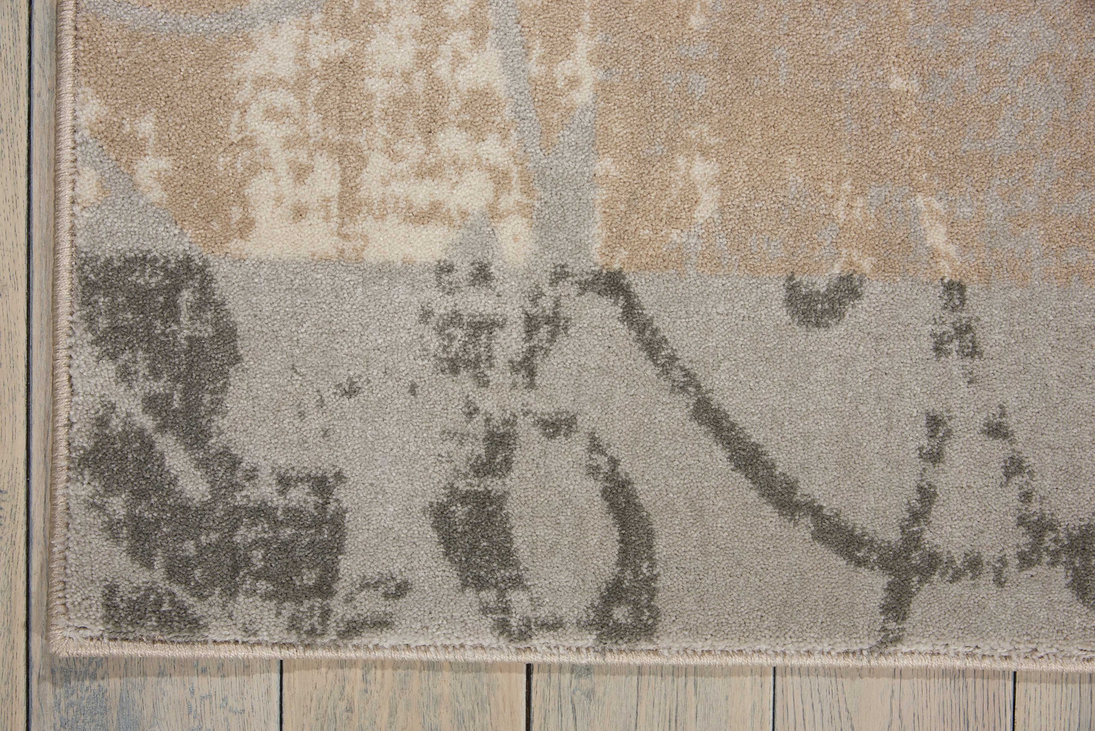 Arbor Blocks Beige 5'3 x 7'3 Rug - Thumbnail - Image 3