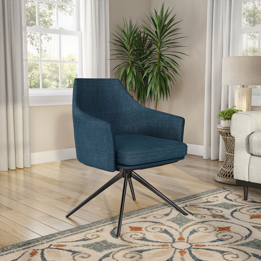 Arboredge Blue Arm Chair - Thumbnail - Image 2