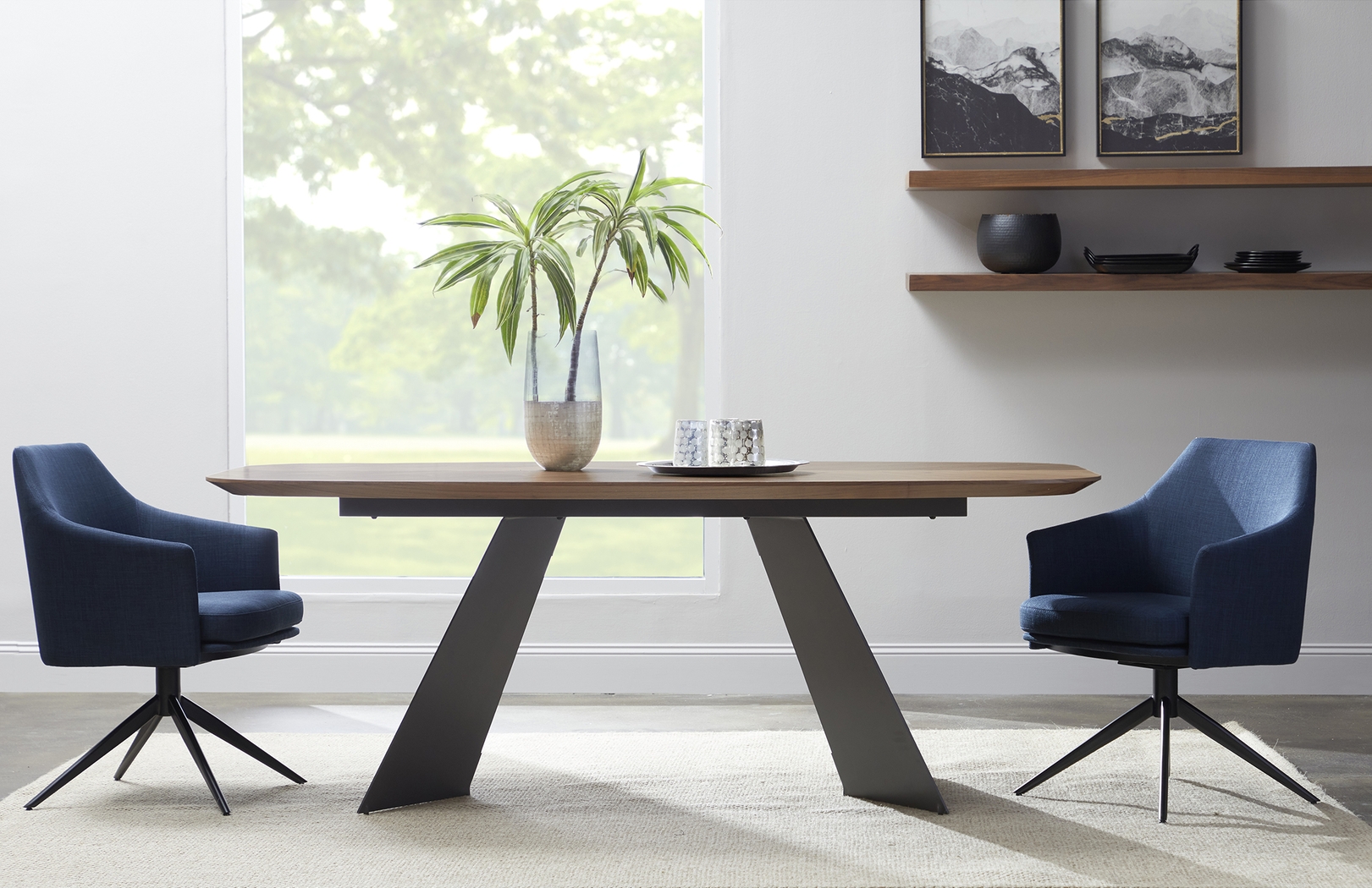 Arboredge Blue Arm Chair - Thumbnail - Image 8