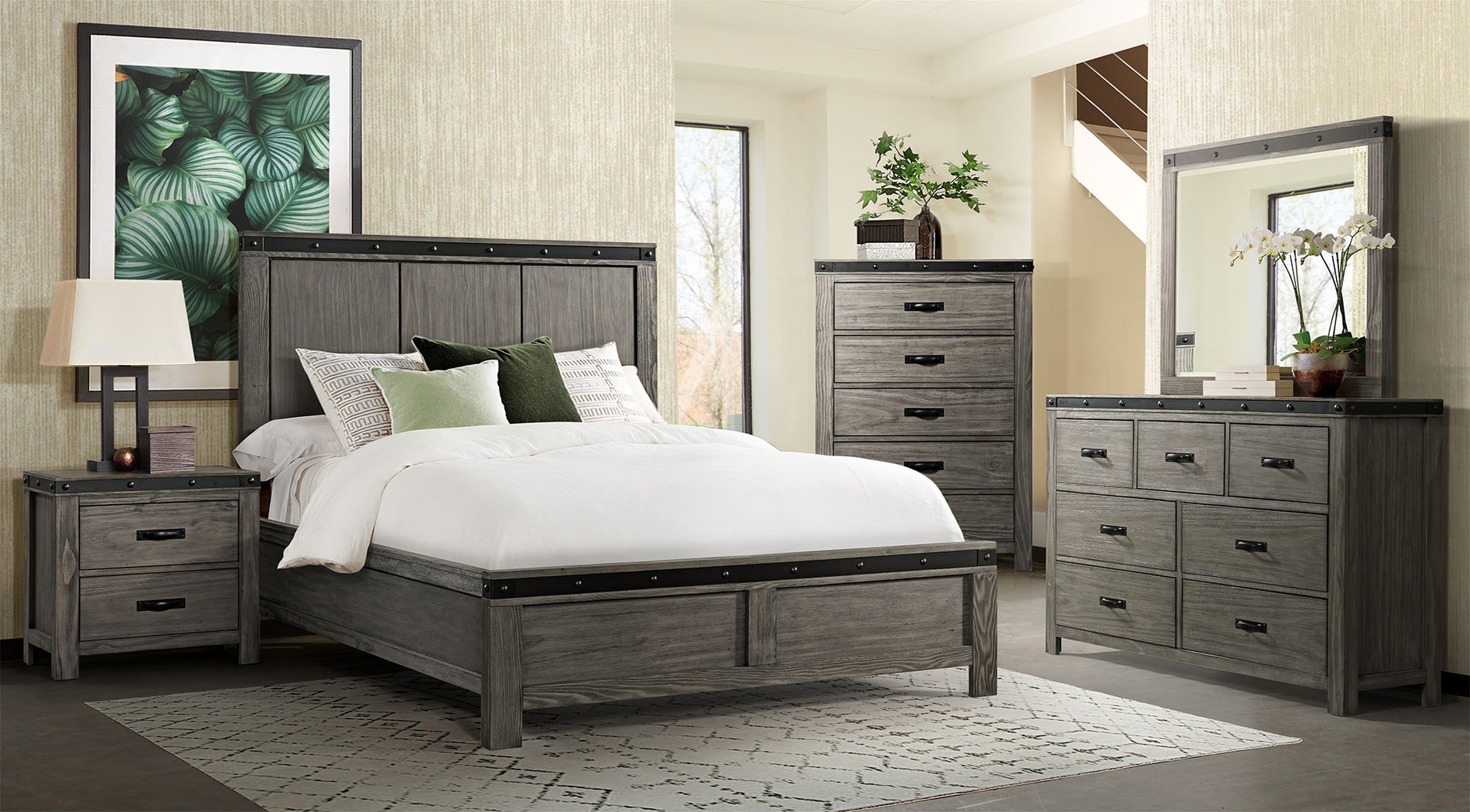 Arcaneman Gray Nightstand - Thumbnail - Image 2