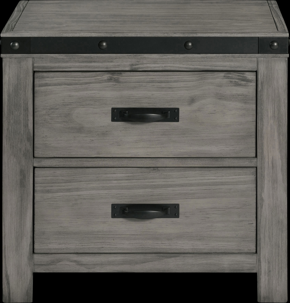 Arcaneman Gray Nightstand - Thumbnail - Image 5