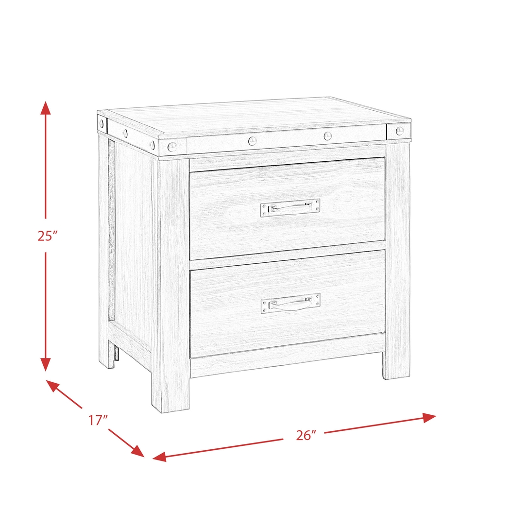 Arcaneman Gray Nightstand - Thumbnail - Image 6