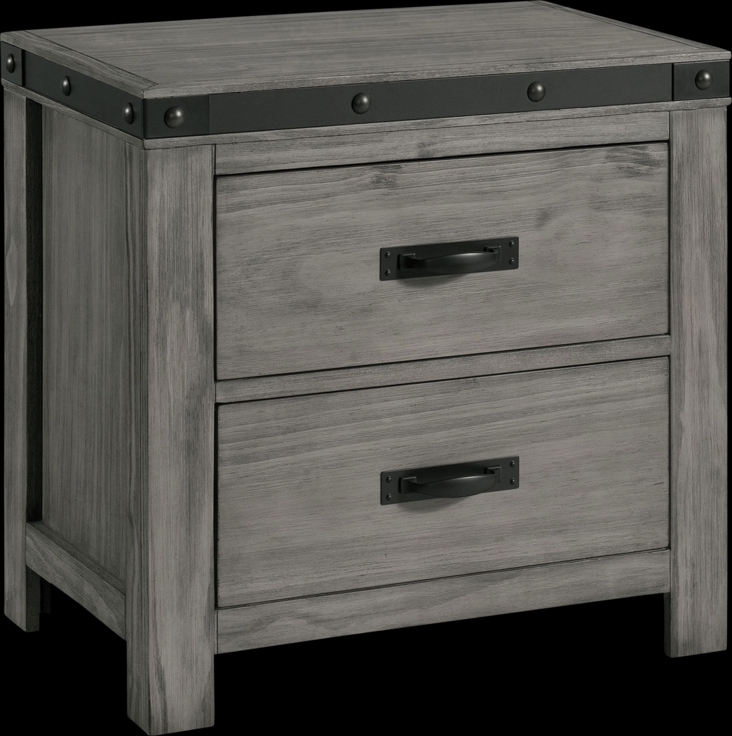 Arcaneman Gray Nightstand - Thumbnail - Image 7