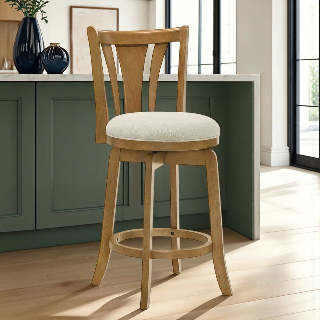 Arcanen I Light Brown Counter Height Stool - Thumbnail - Image 2