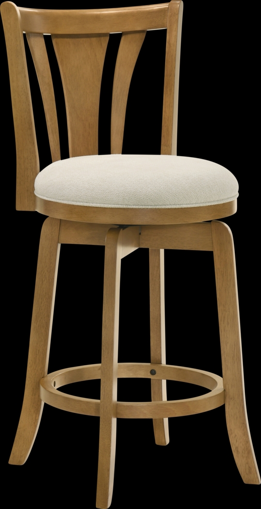 Arcanen I Light Brown Counter Height Stool - Thumbnail - Image 1
