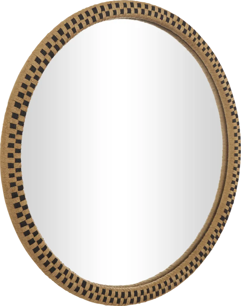 Arcanesys Brown Round Wall Mirror - Thumbnail - Image 8