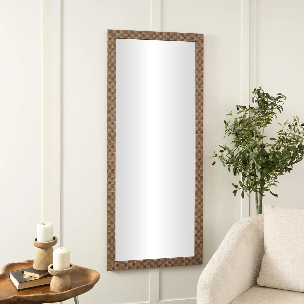 Arcanesys Brown Wall Mirror - Thumbnail - Image 2