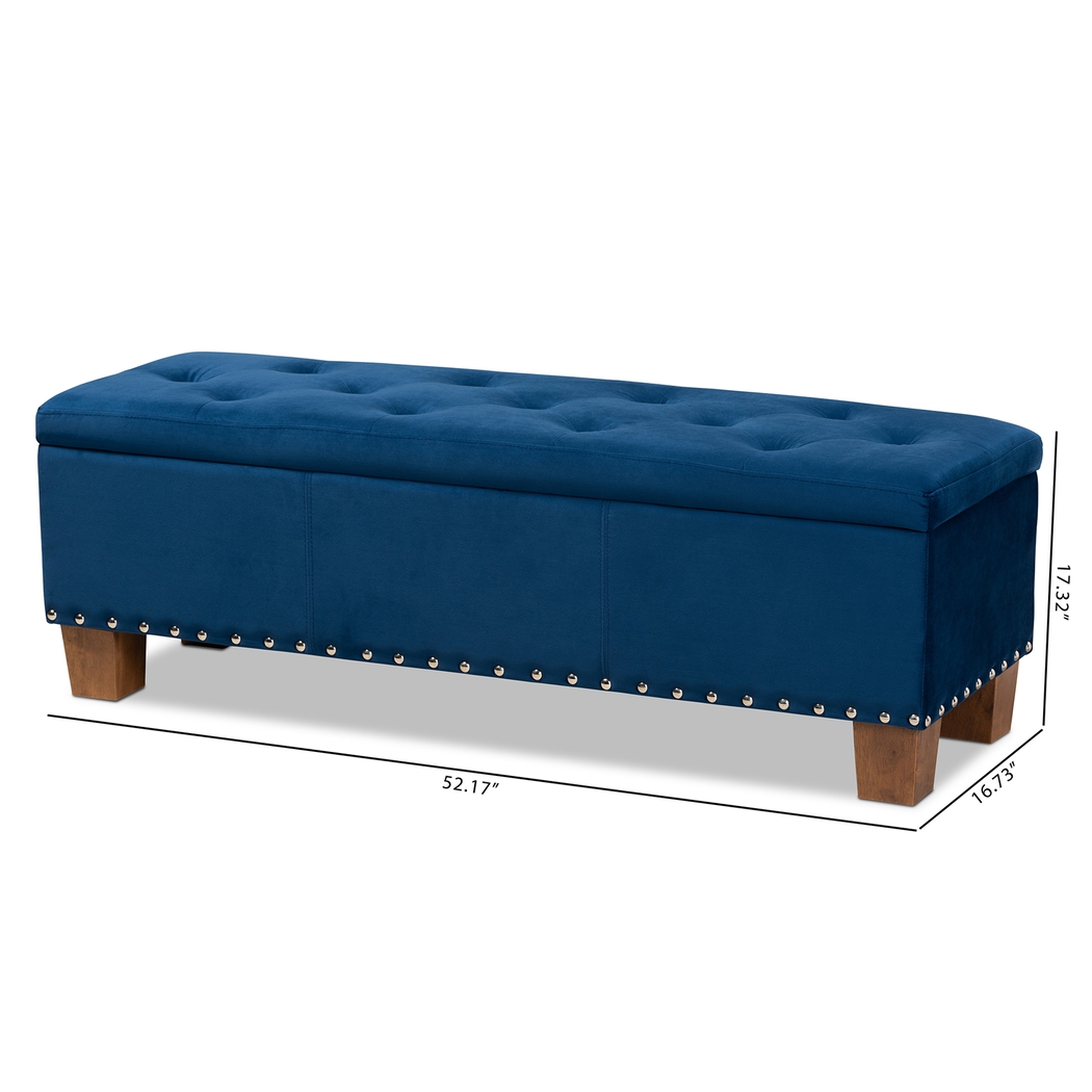 Arcanet Navy Storage Bench - Thumbnail - Image 10