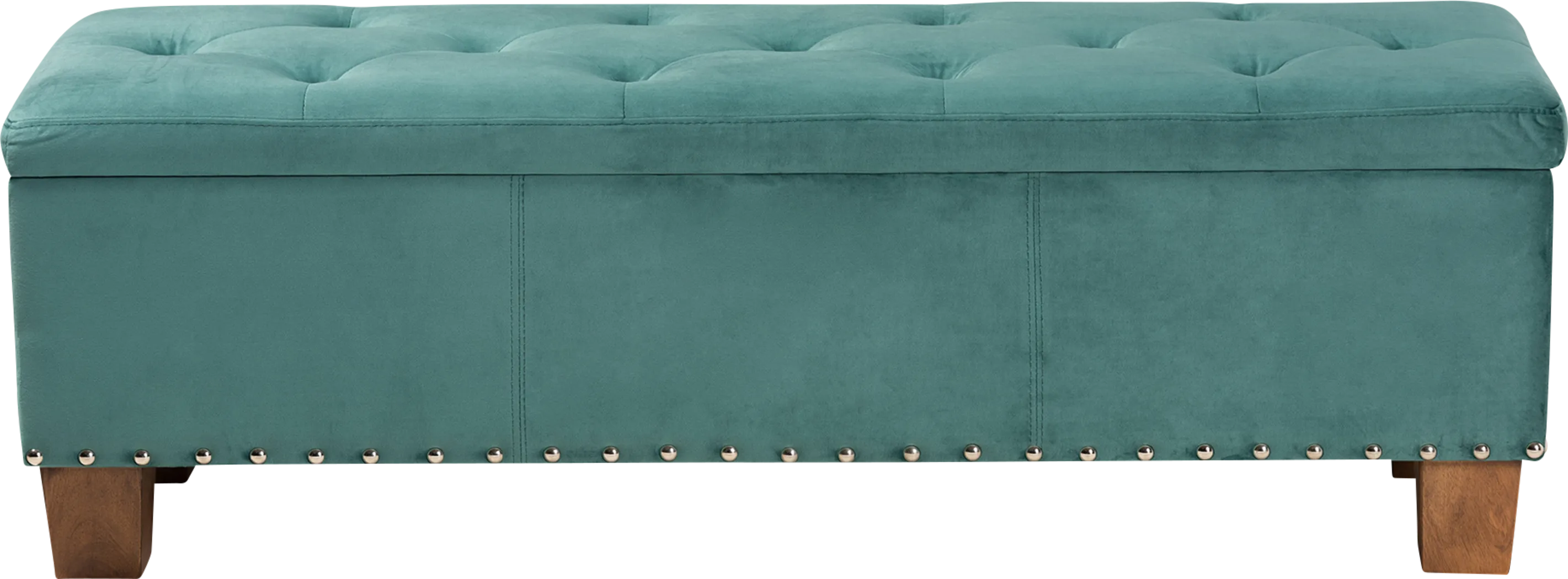 Arcanet Teal Storage Bench - Thumbnail - Image 5