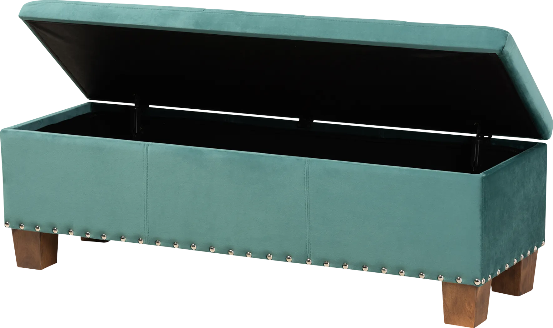 Arcanet Teal Storage Bench - Thumbnail - Image 6