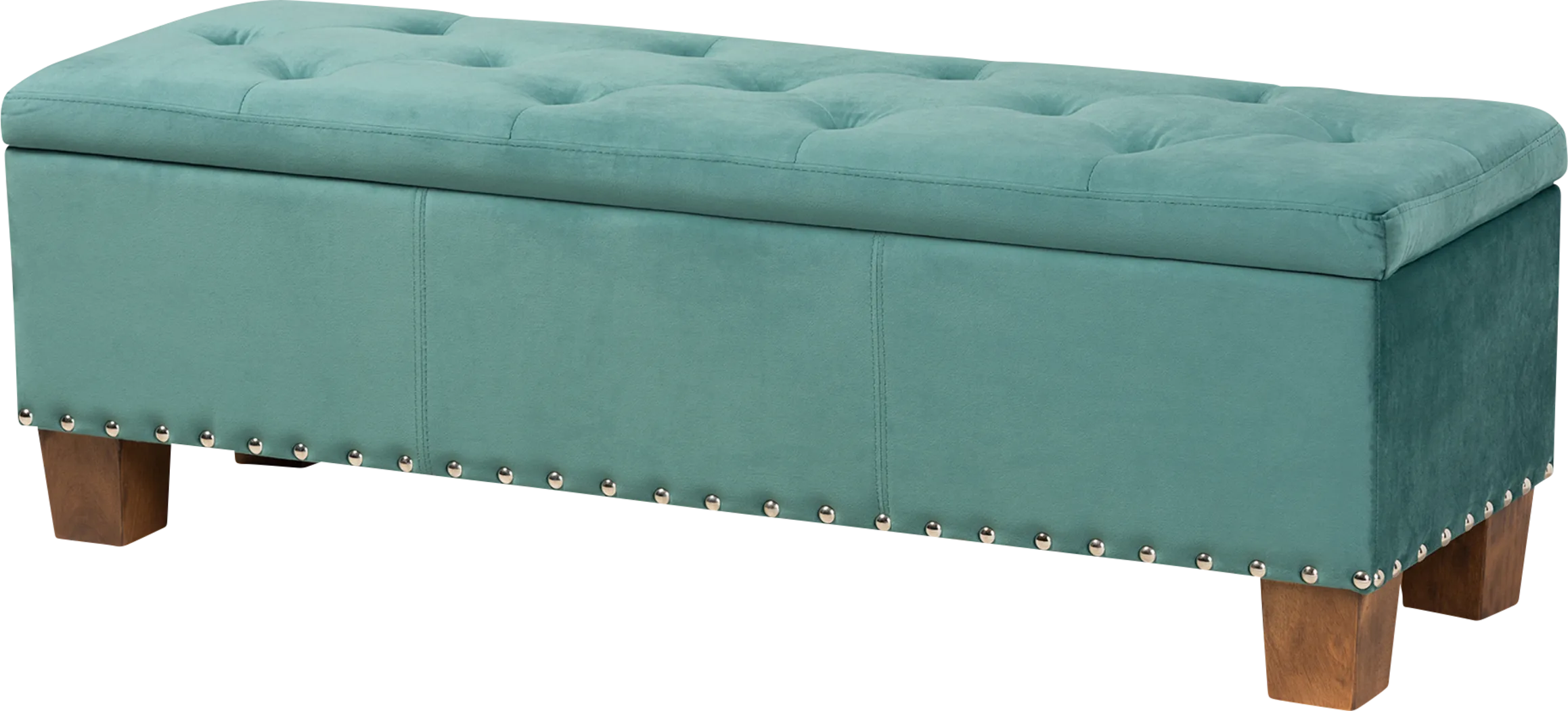 Arcanet Teal Storage Bench - Thumbnail - Image 1