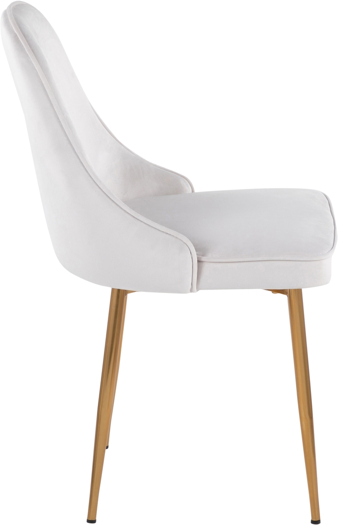 Arcellan White Side Chair, Set of 2 - Thumbnail - Image 3