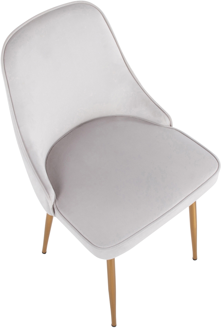 Arcellan White Side Chair, Set of 2 - Thumbnail - Image 7
