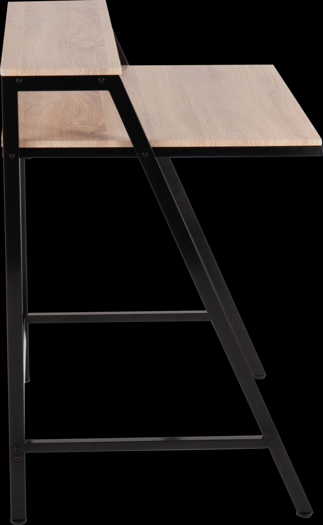 Arch Hill Natural Black Desk - Thumbnail - Image 2