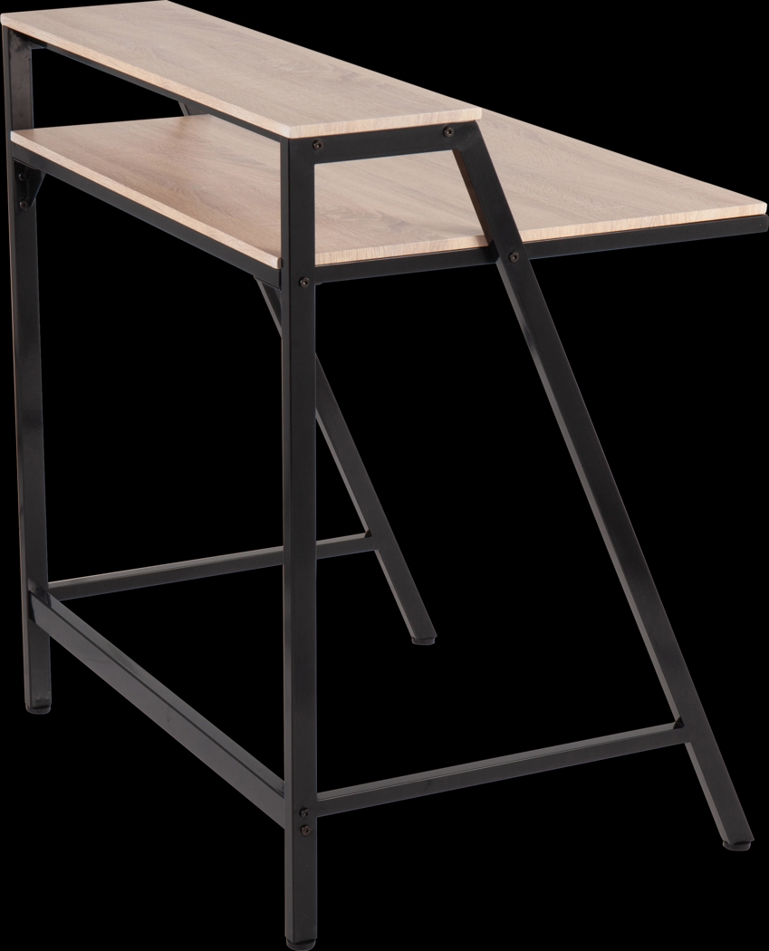 Arch Hill Natural Black Desk - Thumbnail - Image 3