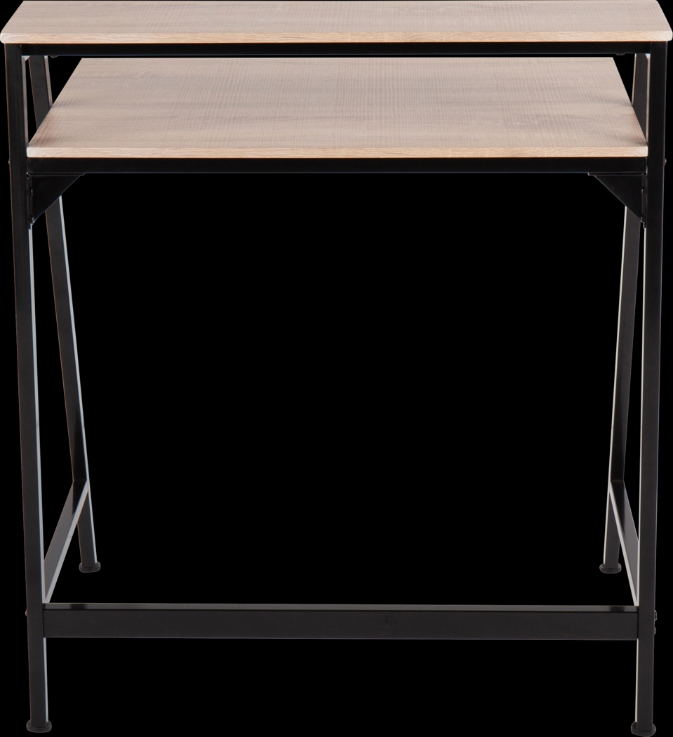 Arch Hill Natural Black Desk - Thumbnail - Image 4