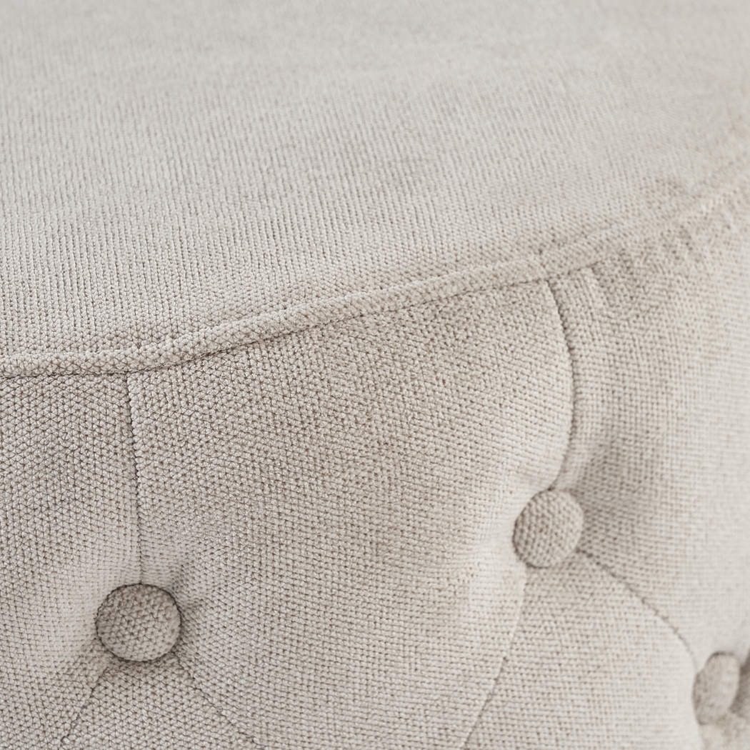 Archana Cream Ottoman - Thumbnail - Image 3
