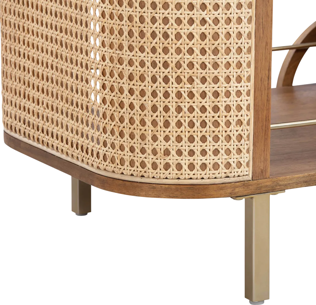 Archelle Brown Bar Cart - Thumbnail - Image 6