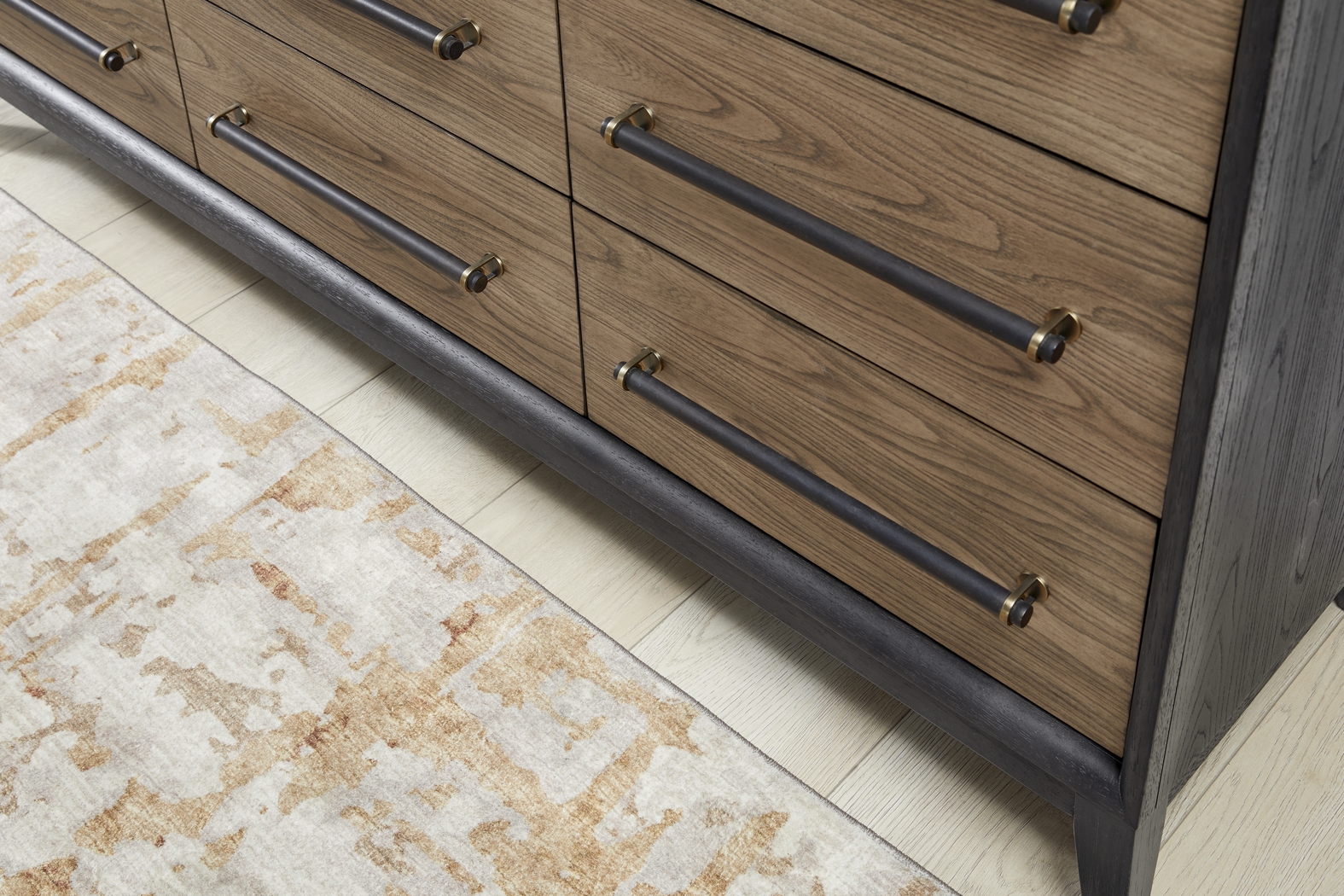 Archer Grove Black 7 Pc King Upholstered Bedroom - Thumbnail - Image 8