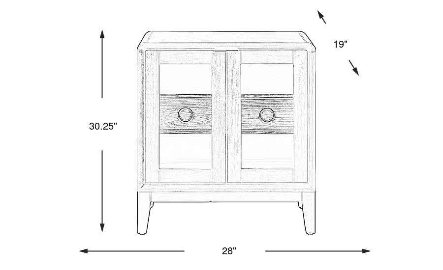 Dimension Image. Please refer to the Dimension Tab on this page for dimension details.