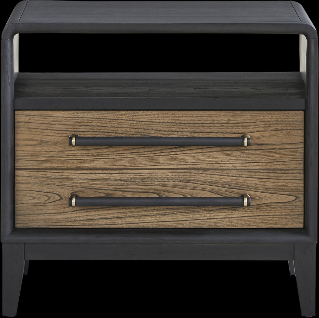 Archer Grove Black 5 Pc Queen Upholstered Bedroom - Thumbnail - Image 6