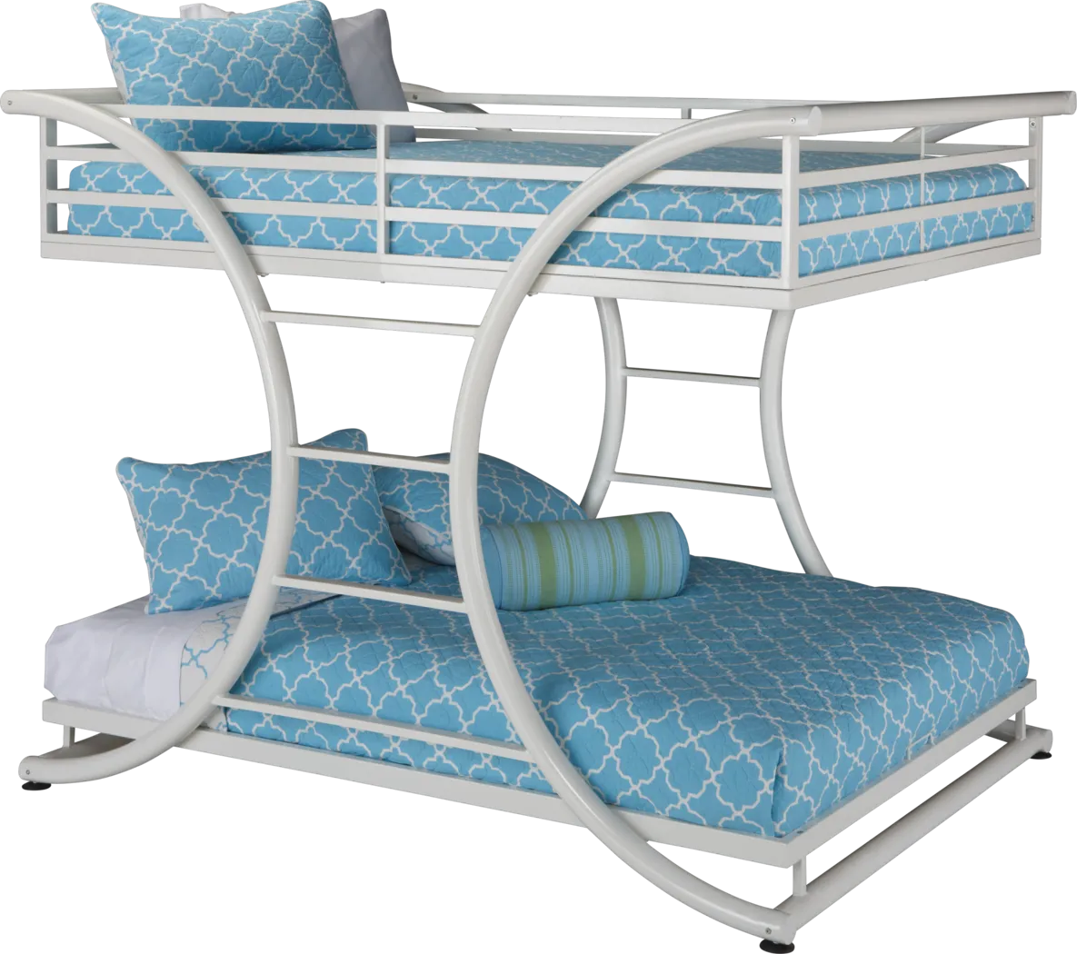 Archway White 3 Pc Full/Full Bunk Bed - Thumbnail - Image 1