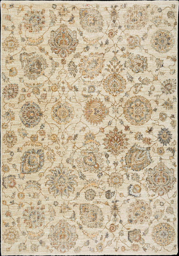 Arcour Beige 7'10 x 10' Rug - Thumbnail - Image 1