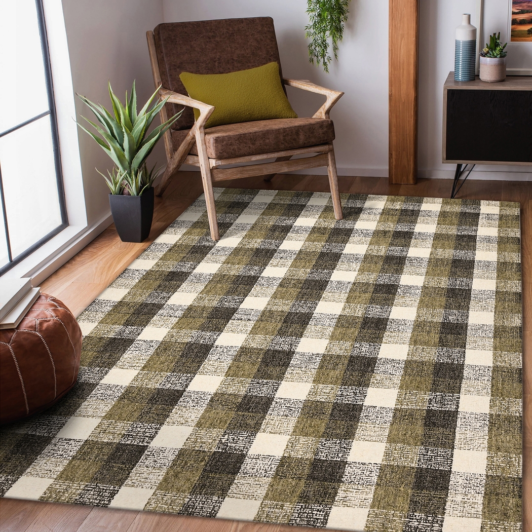 Arcton Khaki 5' x 7'6 Rug - Thumbnail - Image 2