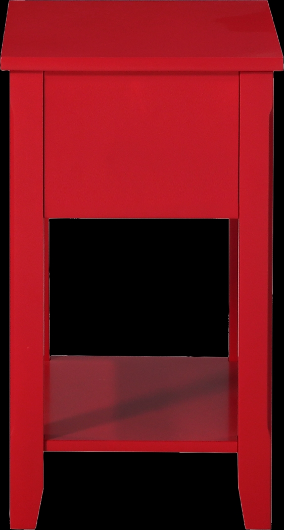 Ardale Red Accent Table - Thumbnail - Image 4