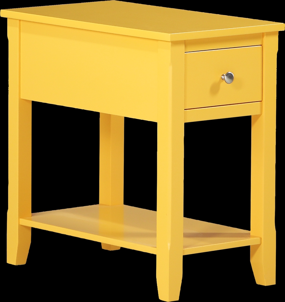 Ardale Yellow Accent Table - Thumbnail - Image 1